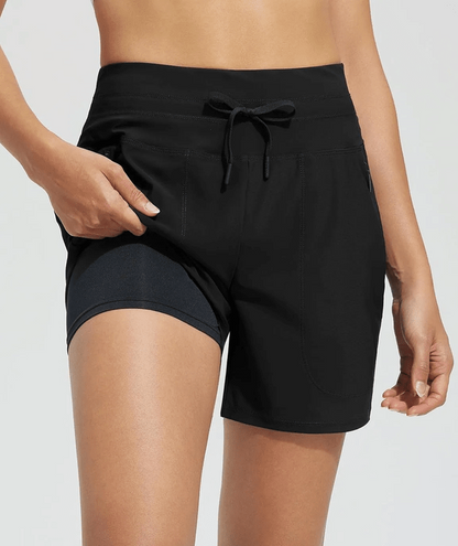 Sportliche Shorts für Damen – Bequeme Freizeit- & Trainingshose mit Taschen