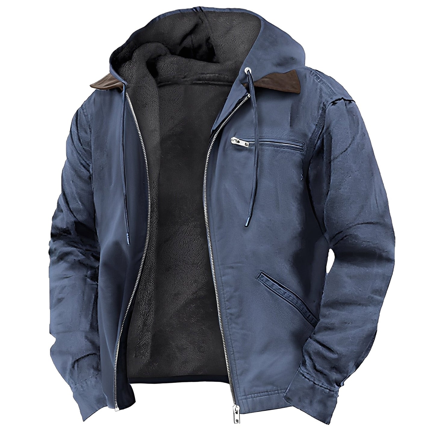 Armand - Elegante Herrenjacke mit Kapuze und Taschen
