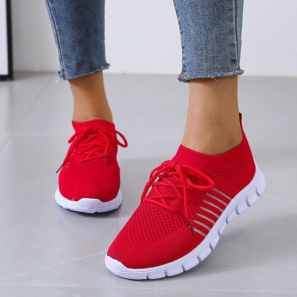 Atmungsaktive Damen Sneaker mit Memory-Sohle – Leichte Mesh Turnschuhe für Alltag & Komfort