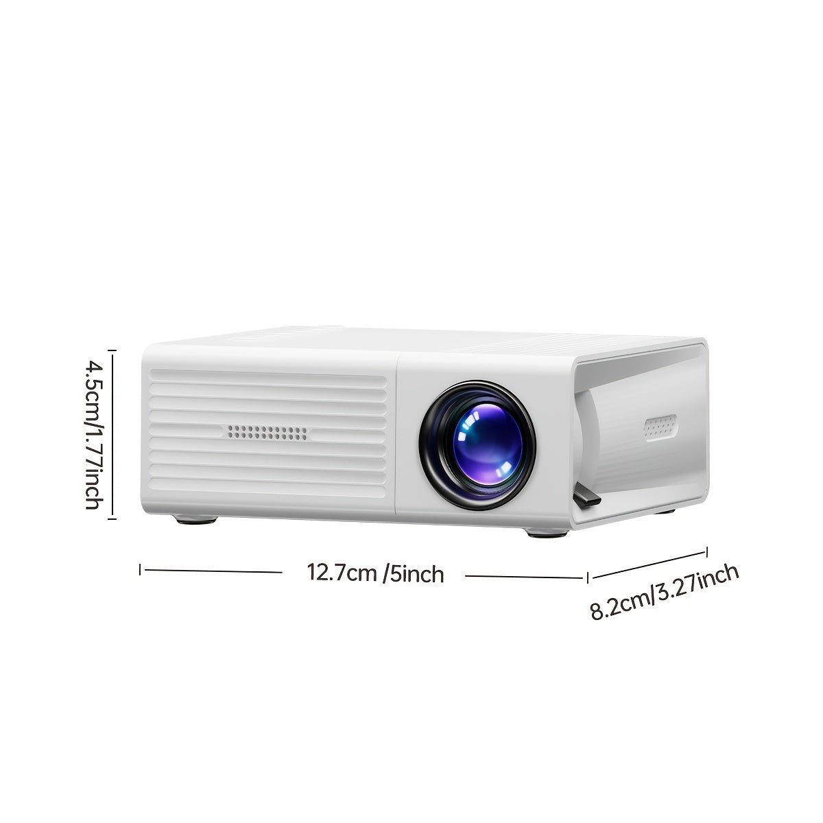 Luxivue - Mini-Projektor Ultra Hell 3000 Lumen – Tragbar, HDTV & USB, Ideal für Heimkino und Outdoor-Nutzung