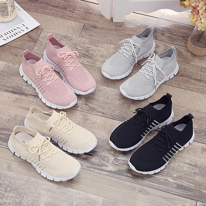 Atmungsaktive Damen Sneaker mit Memory-Sohle – Leichte Mesh Turnschuhe für Alltag & Komfort