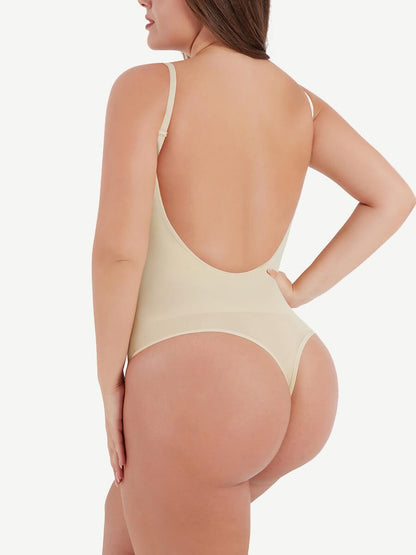 Figurformender Body mit Spaghettiträgern – Seamless Shapewear für Damen in Eleganter Passform