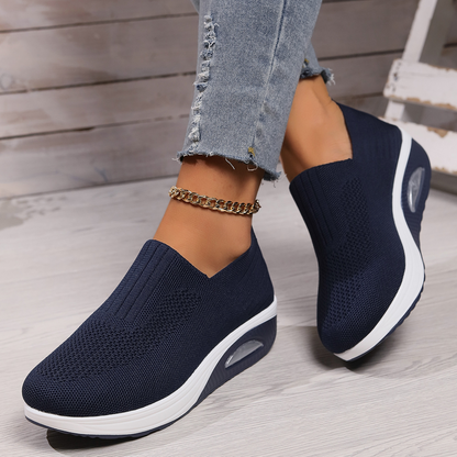 Orthopädische Slip-On Sneaker für Damen – Komfortable Air-Sohle & Schmerzlindernd
