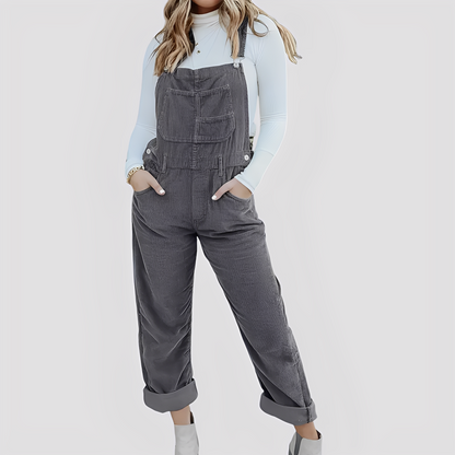 Koralie - Klassische und Weite Jeanssalopette für Frauen