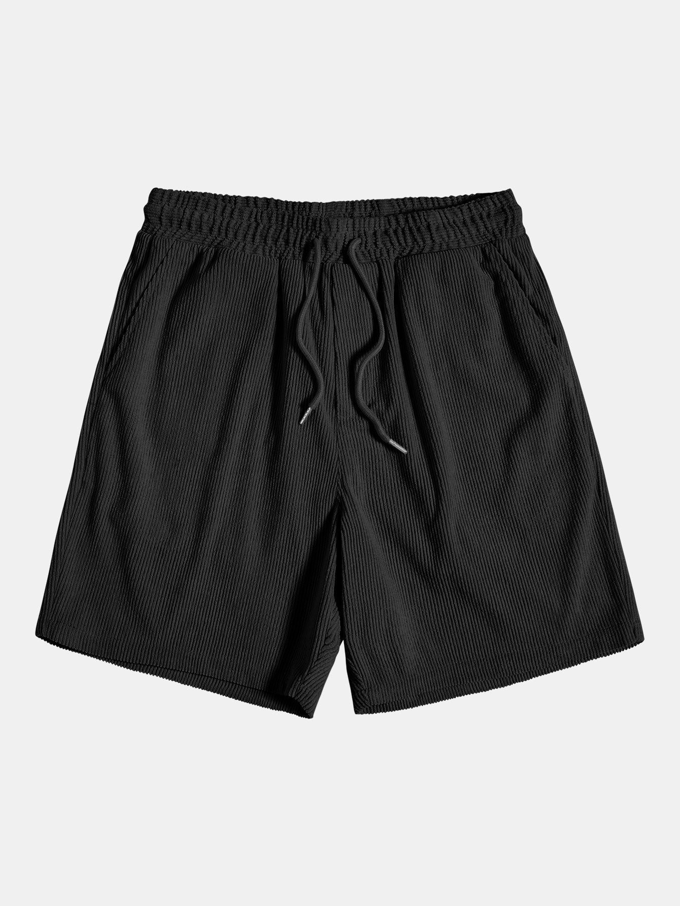 Sommer Set aus Kurzarm Hemd & Shorts – Strukturierter Freizeitlook atmungsaktiv für Herren