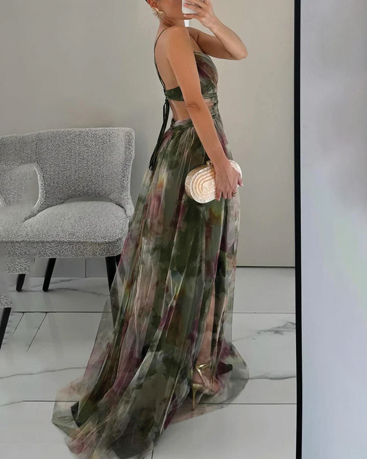 Liliane - Maxikleid mit Blumenmuster