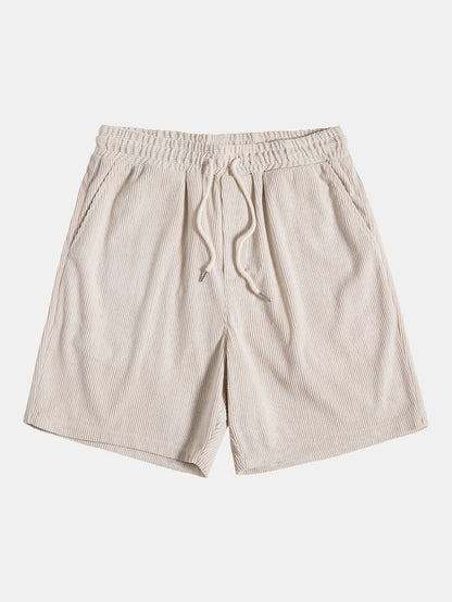 Sommer Set aus Kurzarm Hemd & Shorts – Strukturierter Freizeitlook atmungsaktiv für Herren