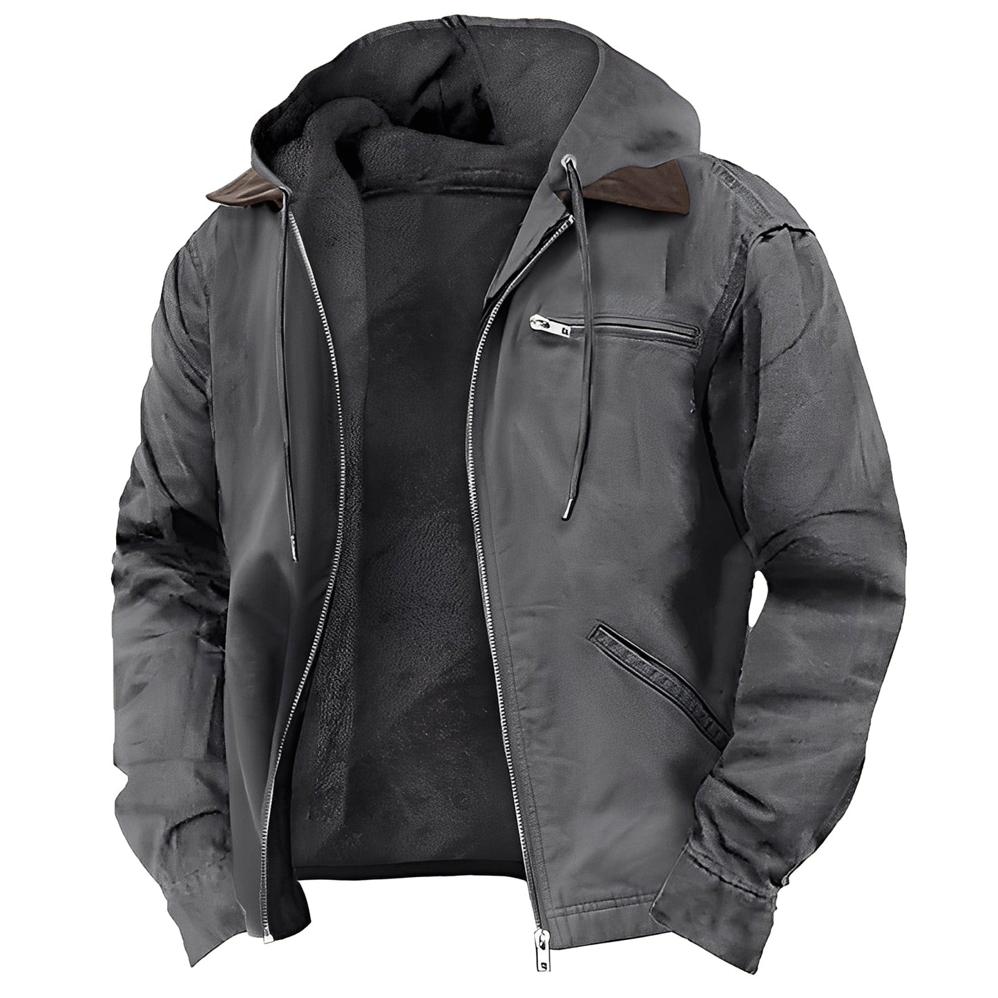 Armand - Elegante Herrenjacke mit Kapuze und Taschen