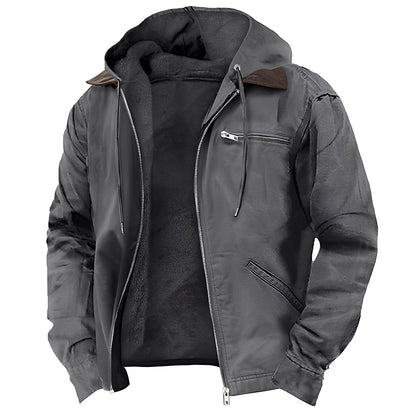 Armand - Elegante Herrenjacke mit Kapuze und Taschen