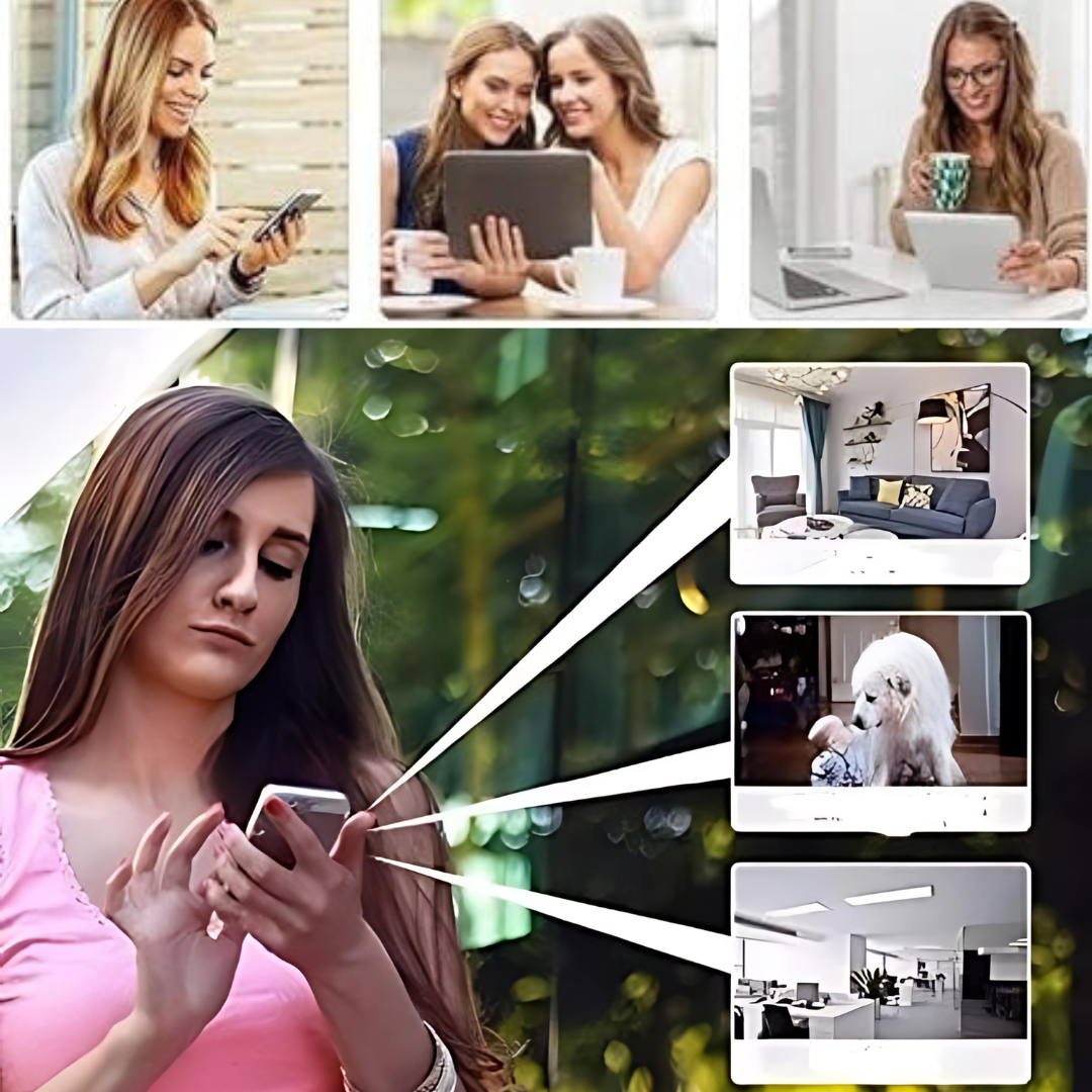 VigiFamille - WLAN-Sicherheitskamera 1080P kabellos | Intelligente Steuerung über App | Sicherheit für Familie und Angehörige