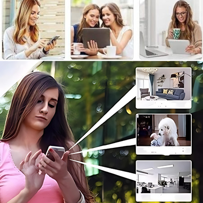 VigiFamille - WLAN-Sicherheitskamera 1080P kabellos | Intelligente Steuerung über App | Sicherheit für Familie und Angehörige