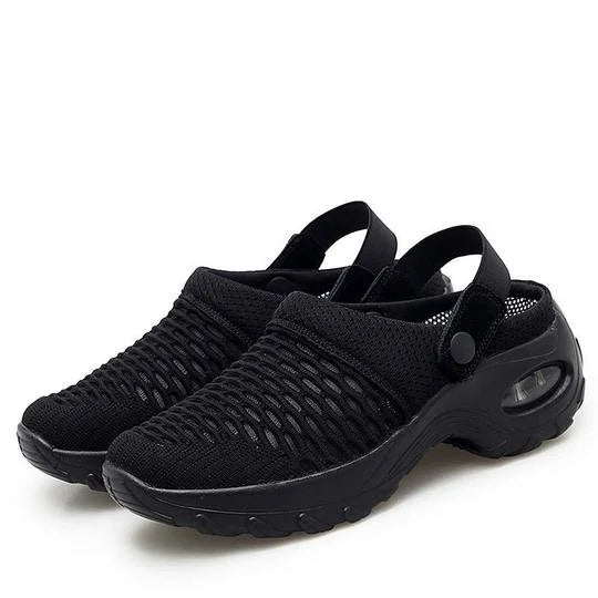 Orthopädische Damen Clogs mit Luftpolster – Atmungsaktive Komfort Pantoletten für Alltag & Freizeit