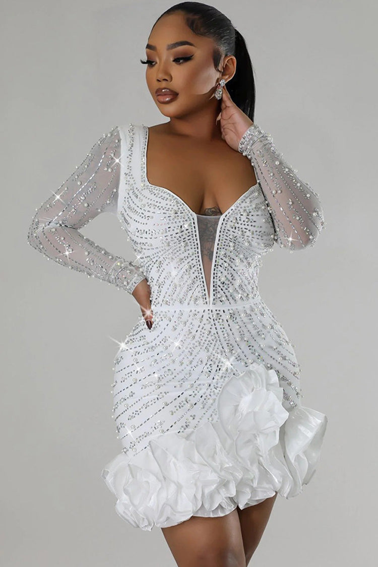 Pauline - Maxikleid für Damen, Sommer, Rippstrick, leicht und ultra-fließend, mit feinen Trägern, freiem Rücken, V-Ausschnitt und doppelten seitlichen Schlitzen