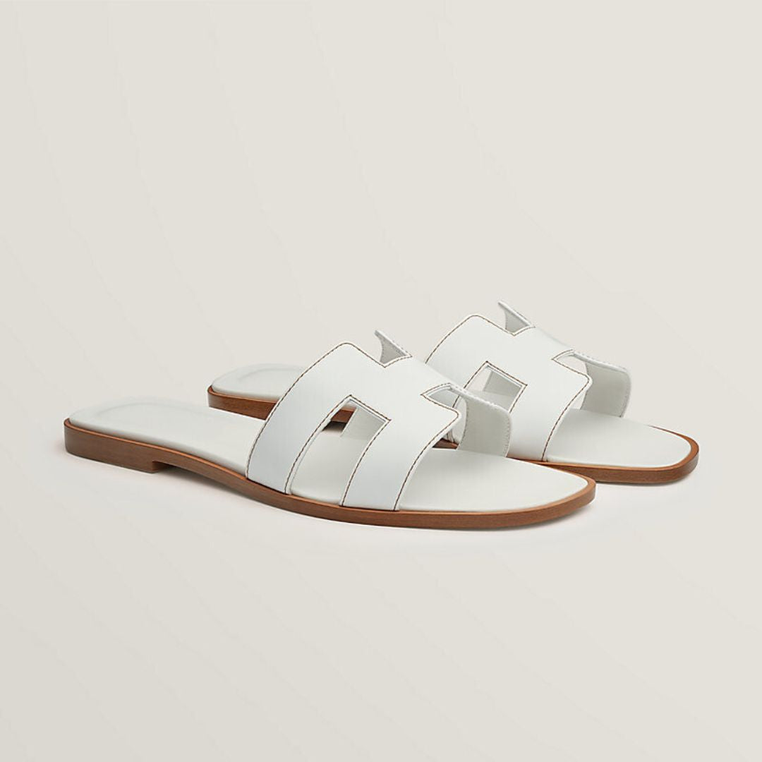 Elegante Slide-Sandalen für Damen mit Cut-Out Design – Flache Sommer Pantoletten