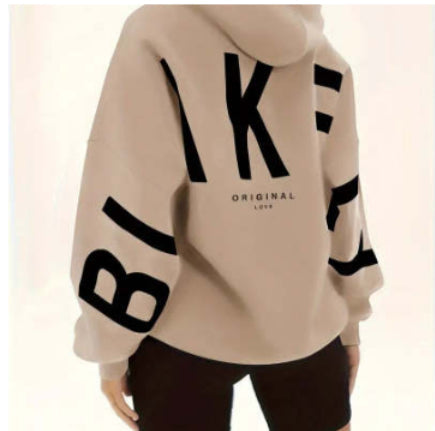 Lovéa - Oversize Kapuzenpullover für Frauen mit auffälligem Textdruck