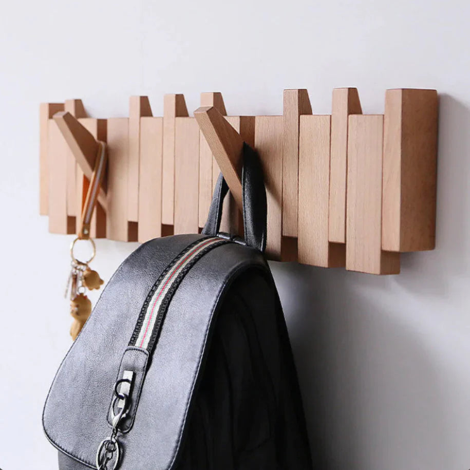 Murélia - Wandgarderobe für Jacken, handgefertigt und platzsparend