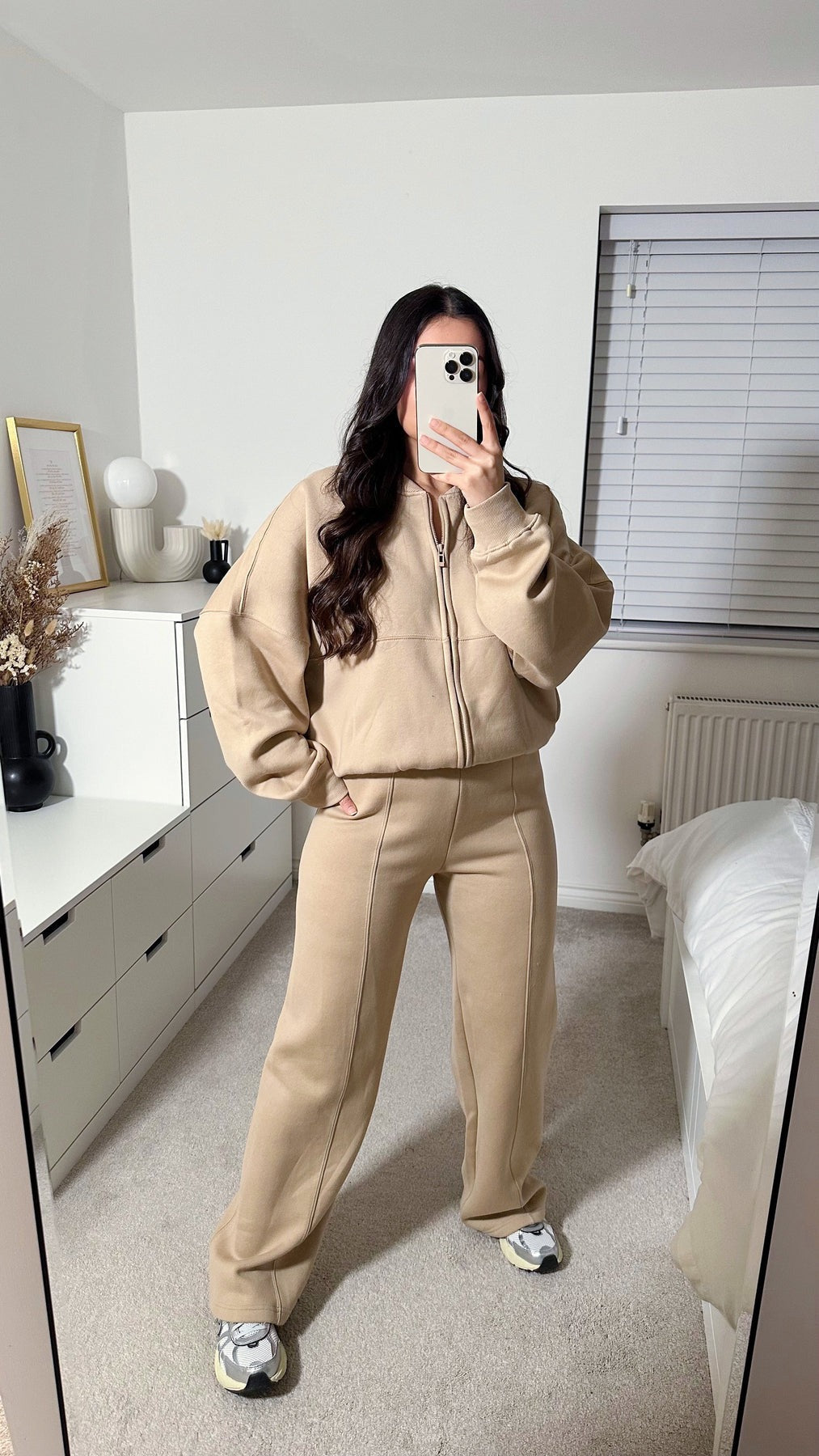 Élodivine - Oversize Jogginganzug mit Reißverschluss für Frauen