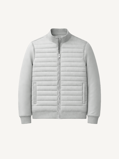 Leichte Herren Steppjacke mit Reißverschluss – Moderne Übergangsjacke Atmungsaktiv & Stylisch