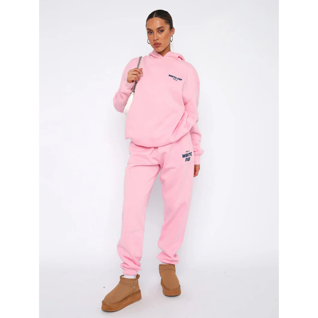 Félicie - Lässiges Sportanzug-Set für Frauen | Kapuzenpullover & Jogginghose | Weiches Fleece-Innenfutter