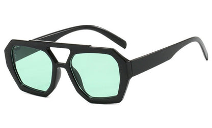 Oversize Statement Sonnenbrille für Damen – Geometrisches Design & UV400 Schutz