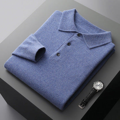 Théodore - Polo | Premium Herren-Polo aus Kaschmir | Herren | Kaschmir | Klassischer Schnitt, Weich und Vielseitig