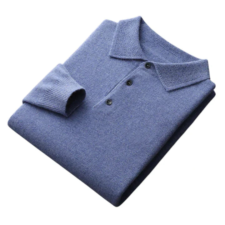 Théodore - Polo | Premium Herren-Polo aus Kaschmir | Herren | Kaschmir | Klassischer Schnitt, Weich und Vielseitig