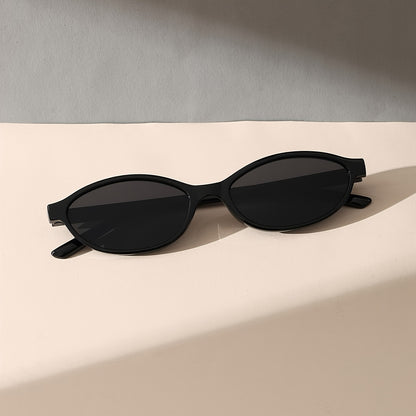 Schmale Vintage Sonnenbrille mit UV400 Schutz für Damen – Elegante Slim Shades in Braun & Schwarz