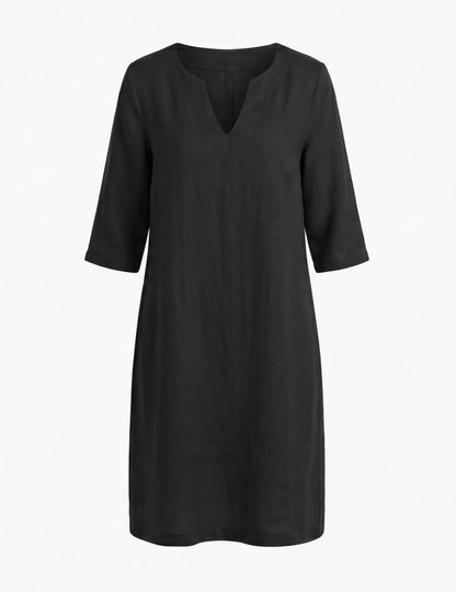 Leichtes Sommerkleid für Damen – Luftiges Kleid mit V-Ausschnitt & bequemer Passform