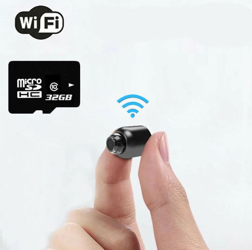 Survélia - Mini-WiFi-Kamera mit Nachtsicht 1080P, Video und Audio