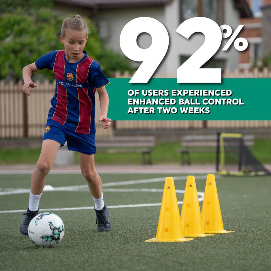 Trainix - Profi-Fußballtrainingsmatte und interaktives Video-Trainingsprogramm