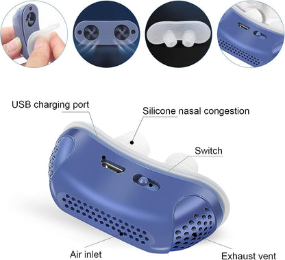 Respilux - Mikro CPAP-Gerät für Schlafapnoe auf Reisen & Anti-Schnarchen – Alternative zur CPAP