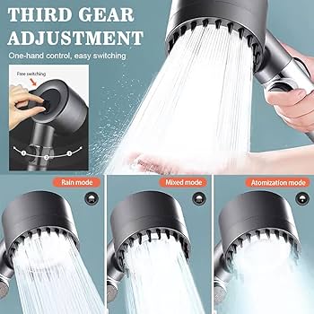 AquaForce - Handbrause HydraPulse mit 200 % Wasserdruck für Zuhause