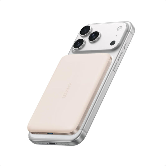 Magnetische Powerbank 5000mAh mit Qi2 & USB-C – Ultra Slim Schnellladegerät für iPhone