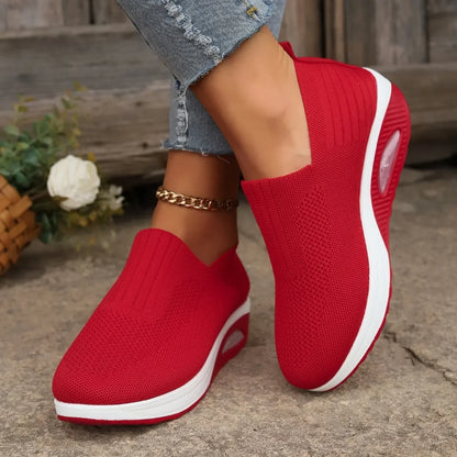 Orthopädische Slip-On Sneaker für Damen – Komfortable Air-Sohle & Schmerzlindernd