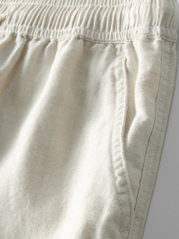 Leichtes Sommer Set aus Hemd & Hose für Herren – Luftiges Freizeit Outfit aus Leinenmix