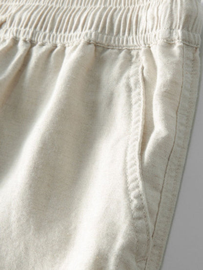 Leichtes Sommer Set aus Hemd & Hose für Herren – Luftiges Freizeit Outfit aus Leinenmix
