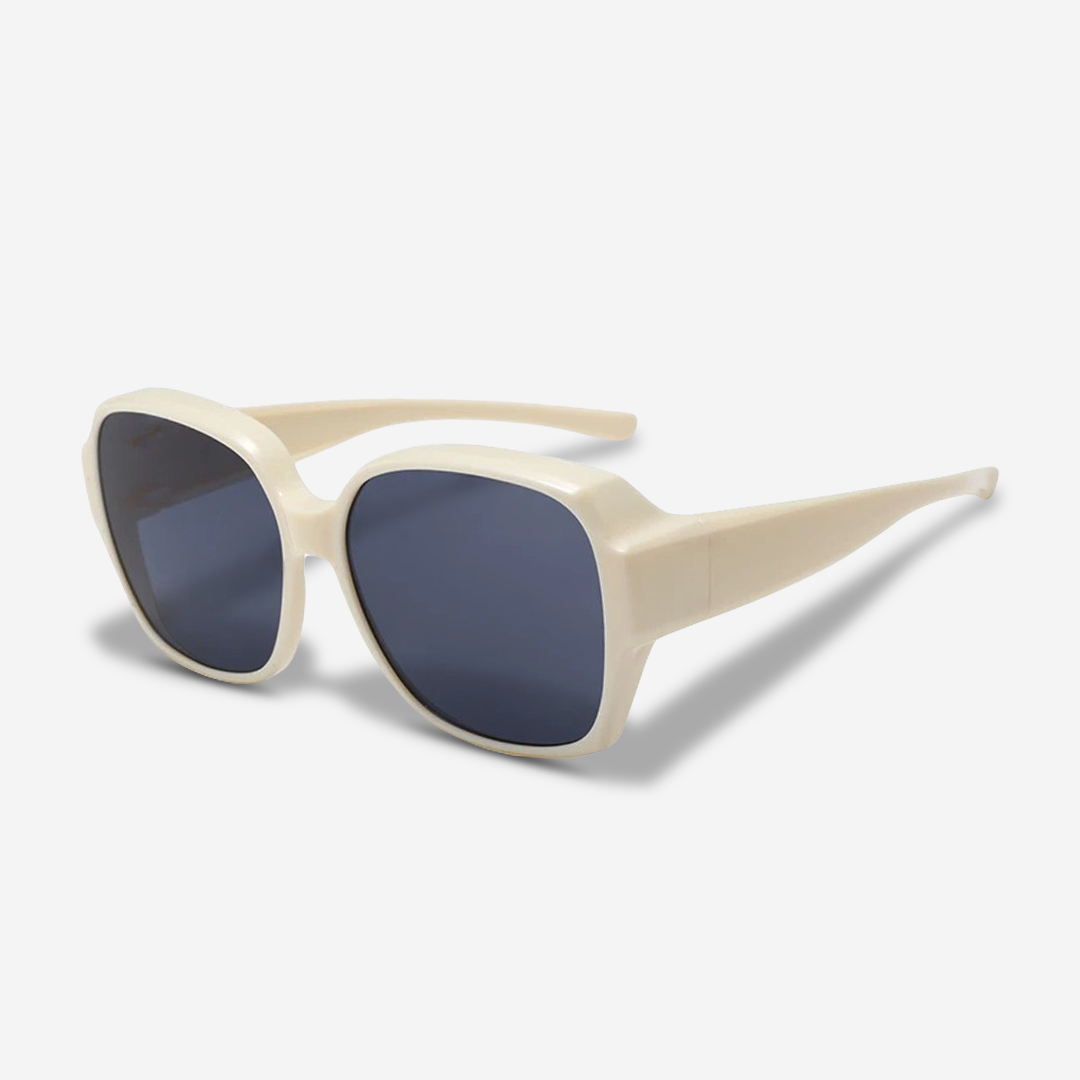 Elegante Oversize Sonnenbrille für Damen – Klassisches Design mit Gold-Detail & UV400 Schutz