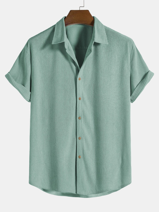 Lässiges Sommer Set mit Kurzarmhemd & Shorts für Herren – Atmungsaktiv & Stylisch
