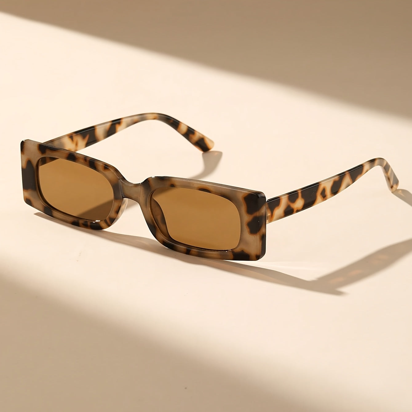 Rechteckige Retro Sonnenbrille für Damen – UV400 Schutz & Trendiger Y2K Style