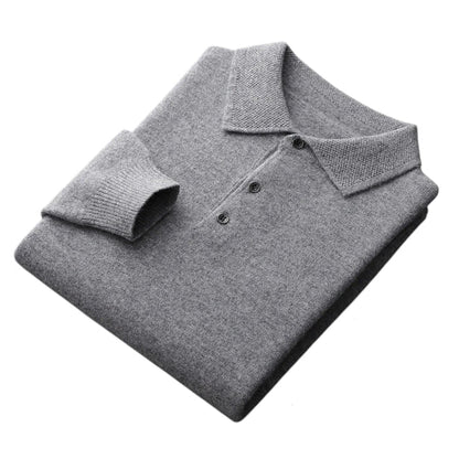 Théodore - Polo | Premium Herren-Polo aus Kaschmir | Herren | Kaschmir | Klassischer Schnitt, Weich und Vielseitig