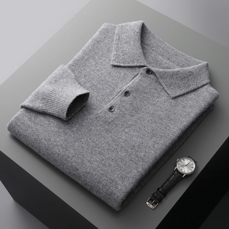 Théodore - Polo | Premium Herren-Polo aus Kaschmir | Herren | Kaschmir | Klassischer Schnitt, Weich und Vielseitig