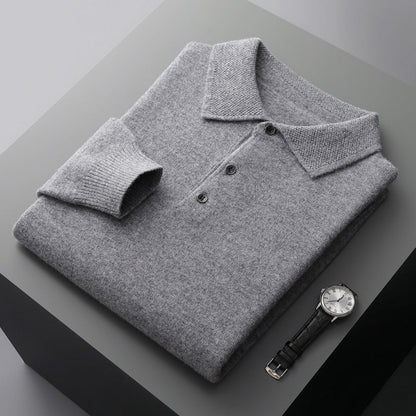 Théodore - Polo | Premium Herren-Polo aus Kaschmir | Herren | Kaschmir | Klassischer Schnitt, Weich und Vielseitig