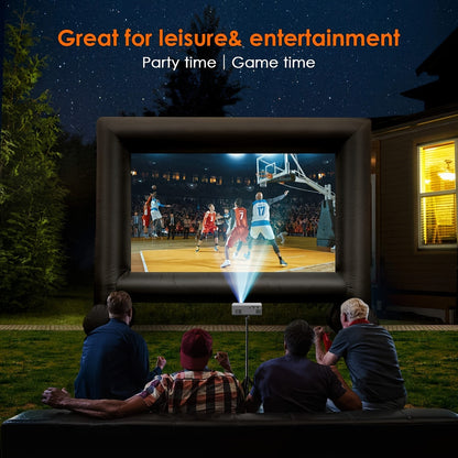 Luxivue - Mini-Projektor Ultra Hell 3000 Lumen – Tragbar, HDTV & USB, Ideal für Heimkino und Outdoor-Nutzung