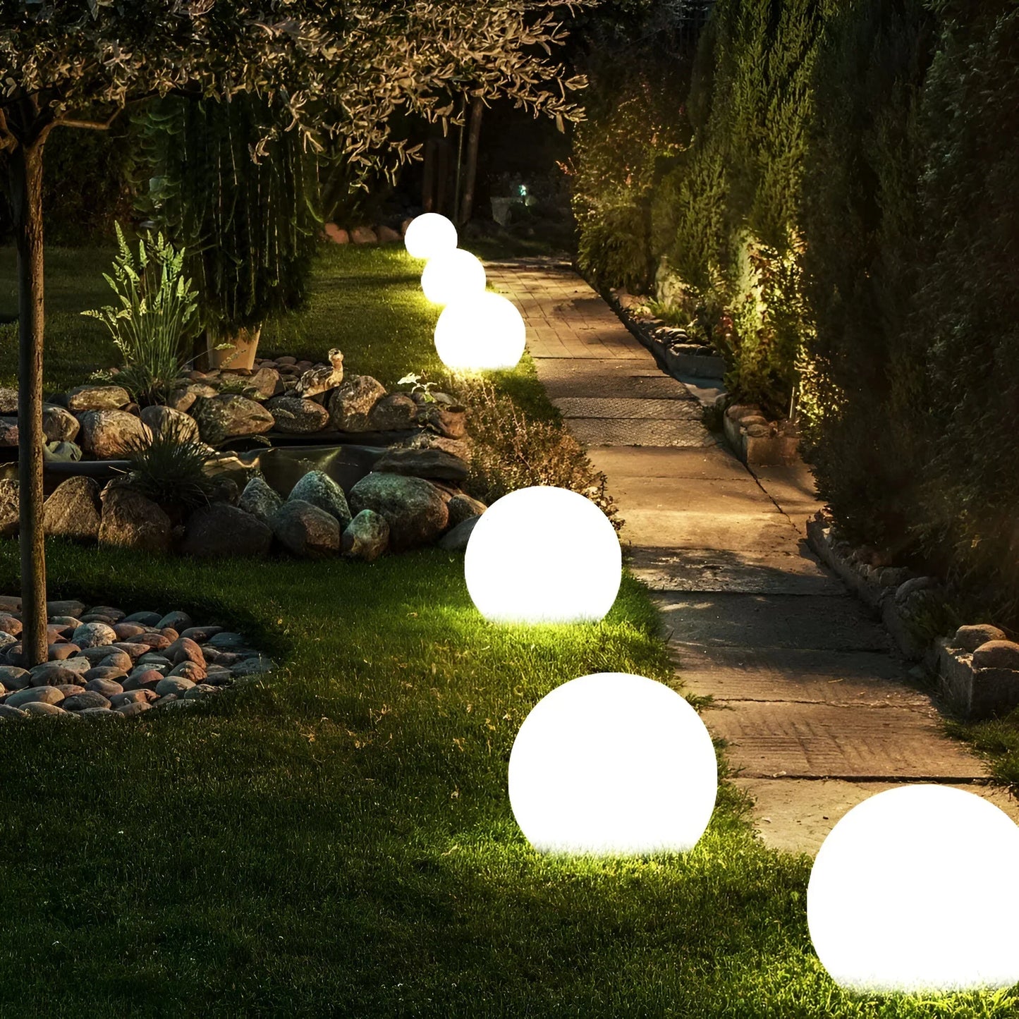 Lumijard – Wetterfeste Gartenlampe – 8 bis 10 Stunden Beleuchtung