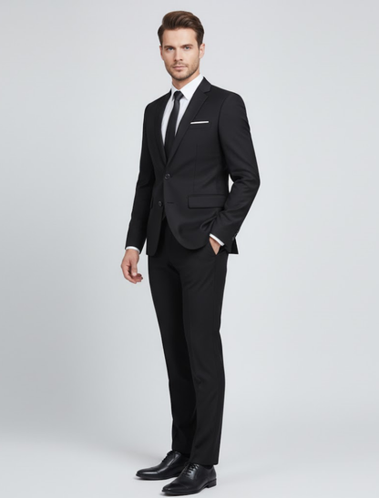 Eleganter Business-Anzug für Herren – Slim Fit Zweiteiler stilvoll & zeitlos