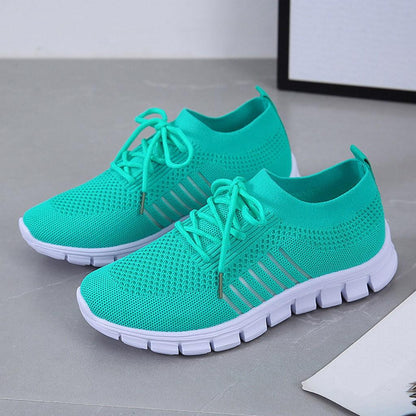 Atmungsaktive Damen Sneaker mit Memory-Sohle – Leichte Mesh Turnschuhe für Alltag & Komfort