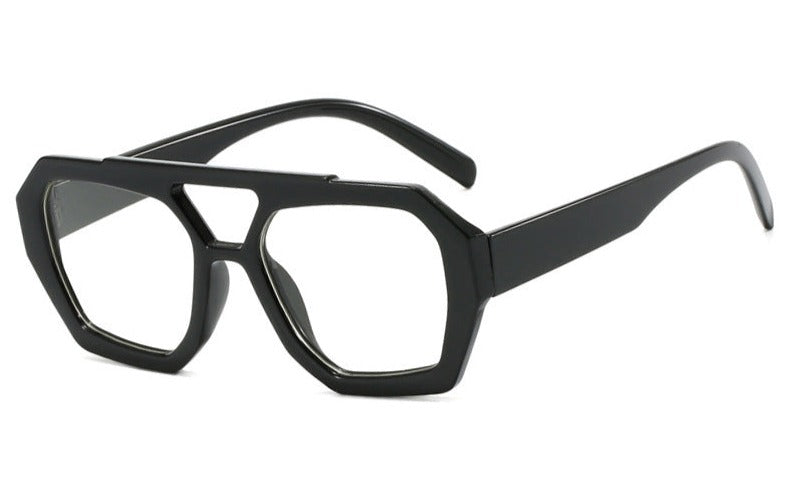 Oversize Statement Sonnenbrille für Damen – Geometrisches Design & UV400 Schutz