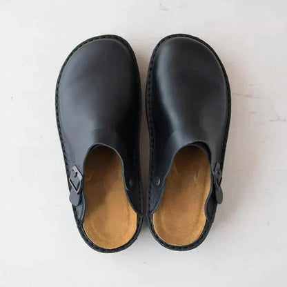 Thalorie - Orthopädische Leder-Clogs für den Herbst
