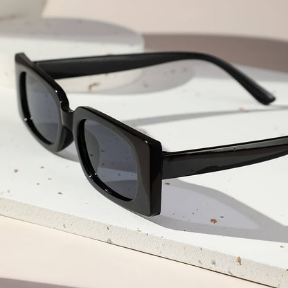 Rechteckige Retro Sonnenbrille für Damen – UV400 Schutz & Trendiger Y2K Style
