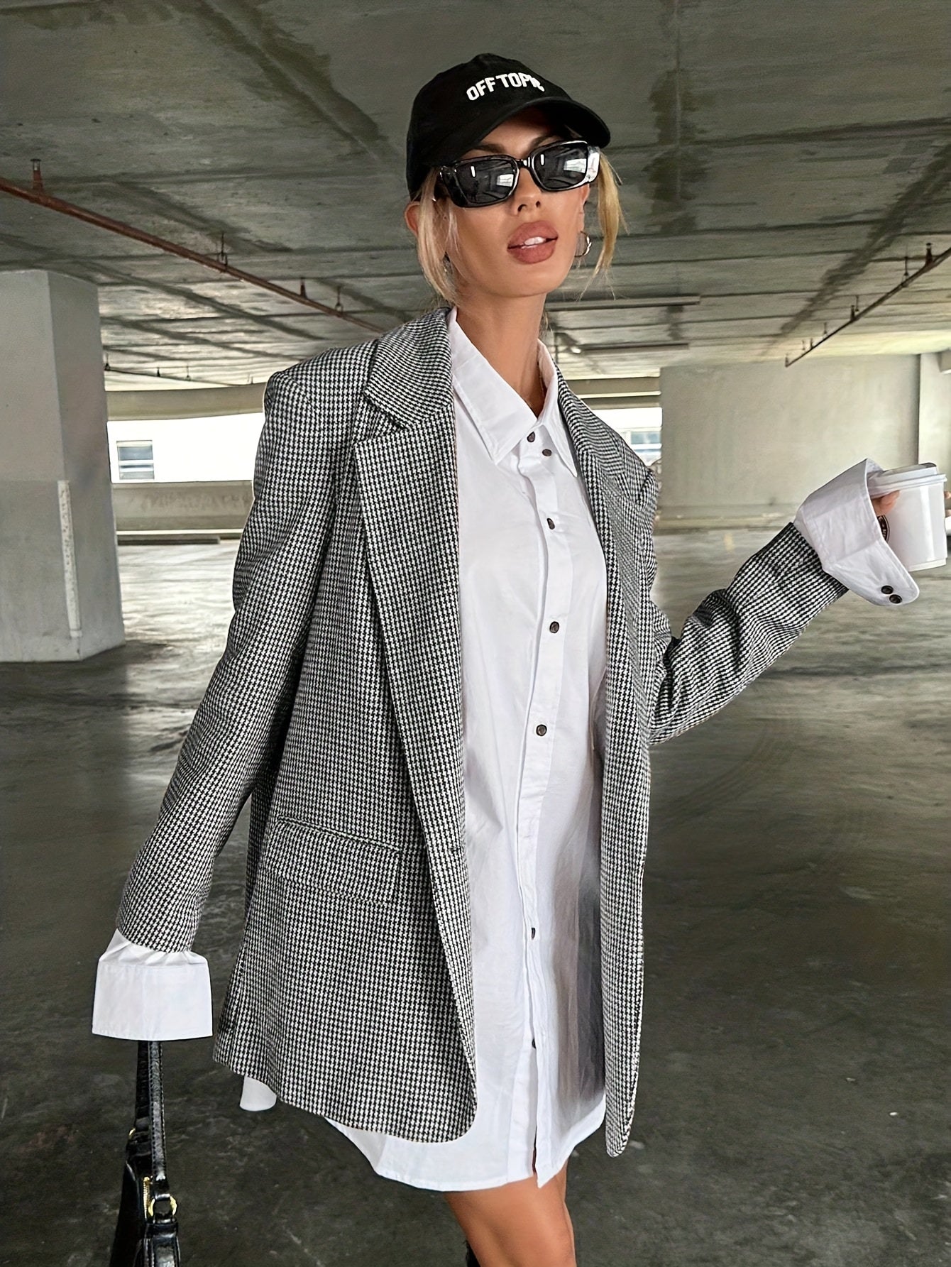 Florélie - Eleganter Beiger Langblazer für Damen | Business Casual – Perfekte Frühlingsjacke
